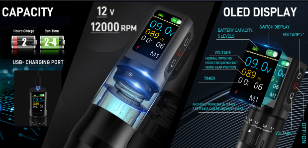 Rechargeable Pen Machine