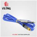 Blue Solar RCA audio plugs Clipcord