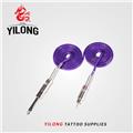 Purple Solar RCA audio plugs Clipcord